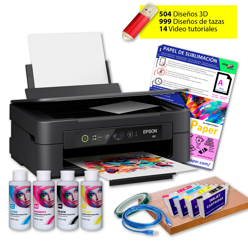 impresora sublimación A4 Epson XP-2200 en kit